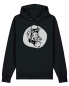 Preview: päfjes - Das Wildschwein "Die Wilde Wutz" Downhill / MTB - Unisex Fair Wear Bio Hoodie - Schwarz